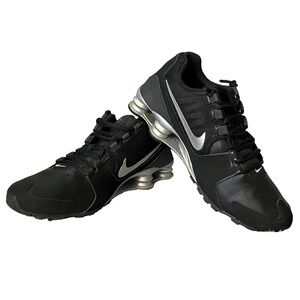 2016 Nike Shox Avenue  Black Silver 833584-001 Mens Sneaker Athletic Shoes 11.5‎
